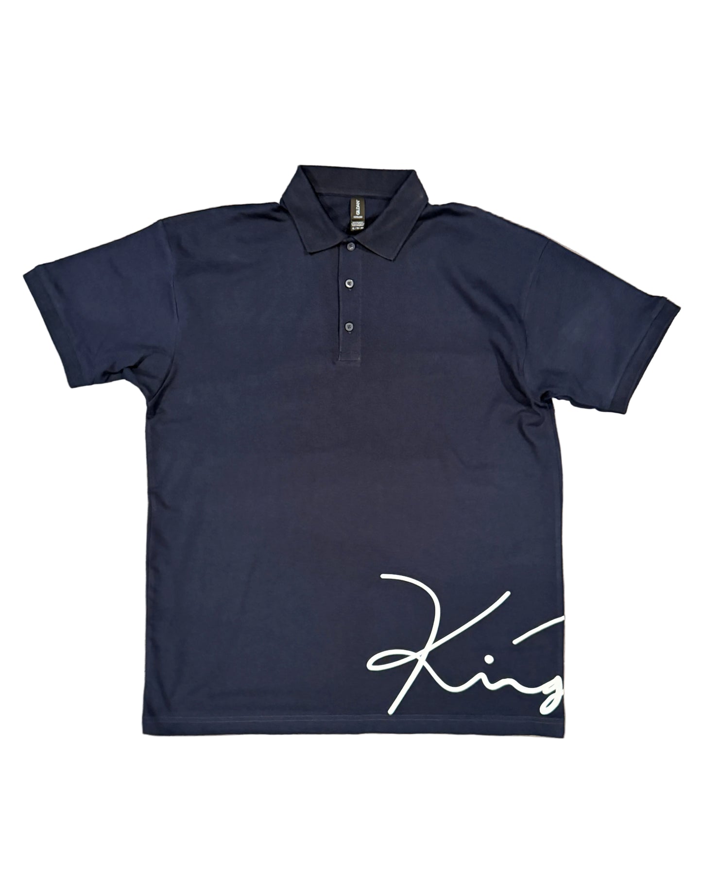 Kingdom Polo Shirt (Black or Blue w/white lettering)