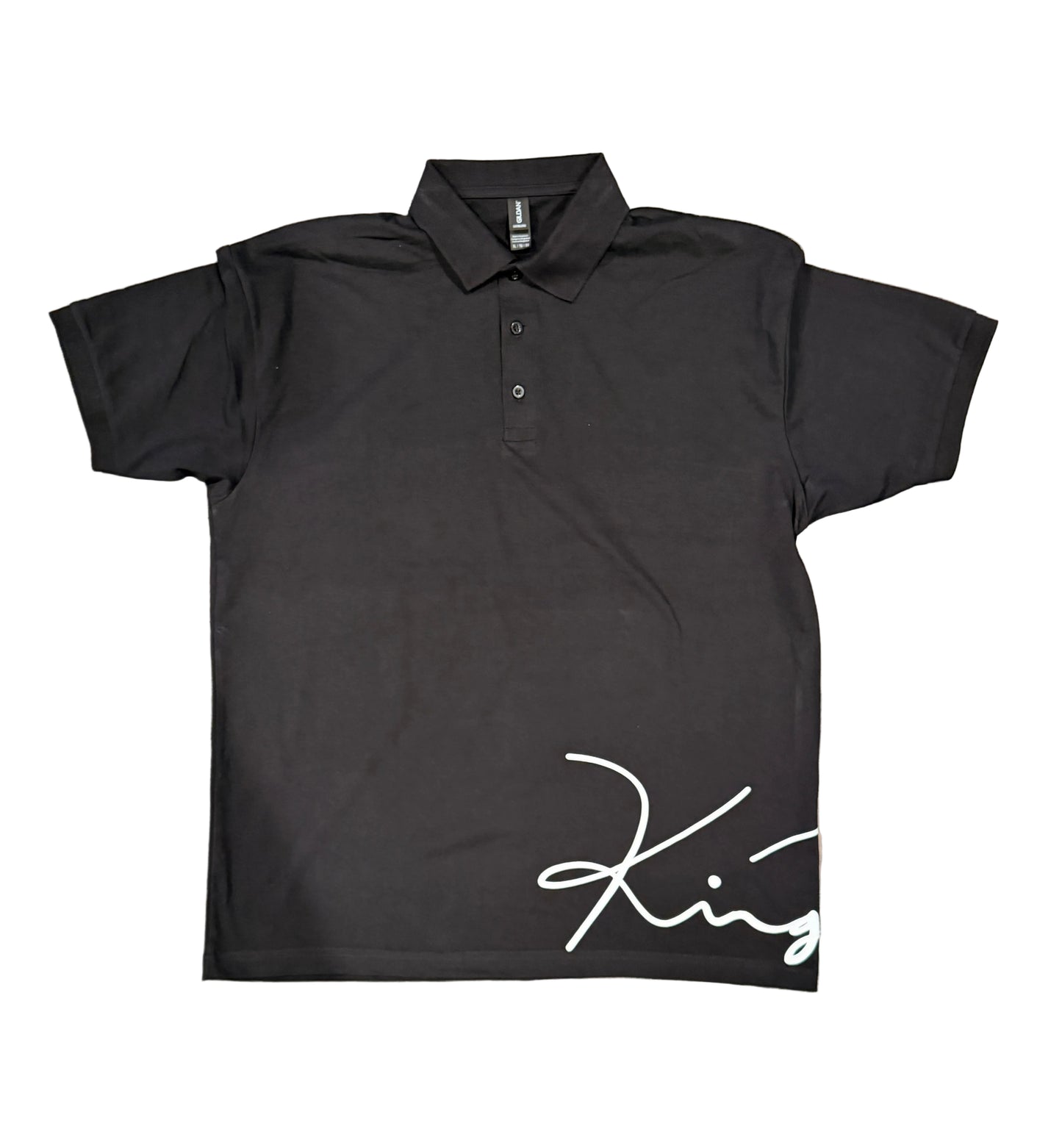 Kingdom Polo Shirt (Black or Blue w/white lettering)