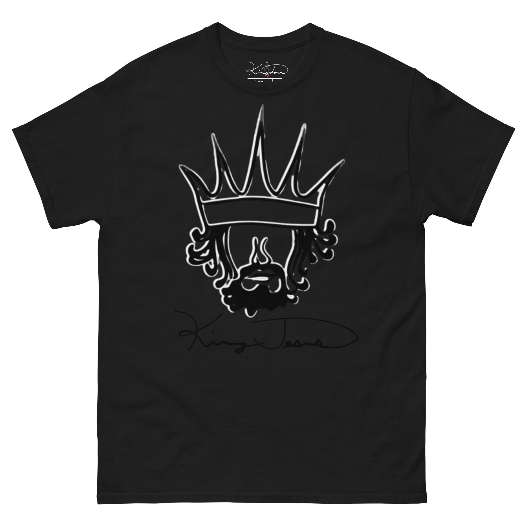 King Jesus classic tee – EST 33 Clothing